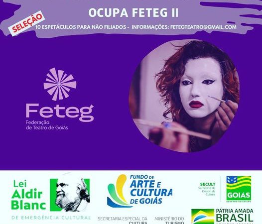 Inscrições abertas para o Festival de Teatro da FETEG – não filiados