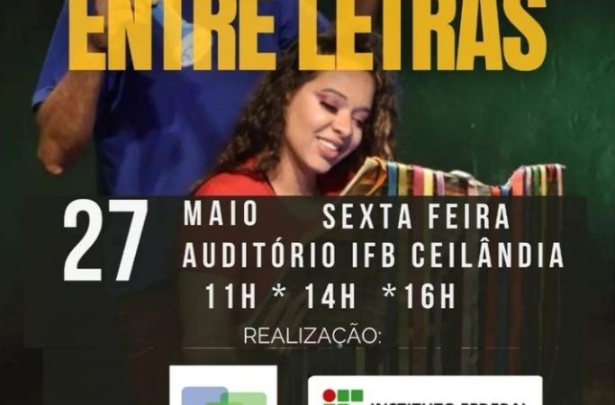 Cia de Teatro Cidade Livre apresentará o espetáculo “Entre Letras” em Brasília