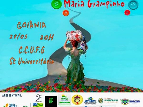 “Maria Grampinho”, com a cantora Débora di Sá no Centro Cultural da UFG