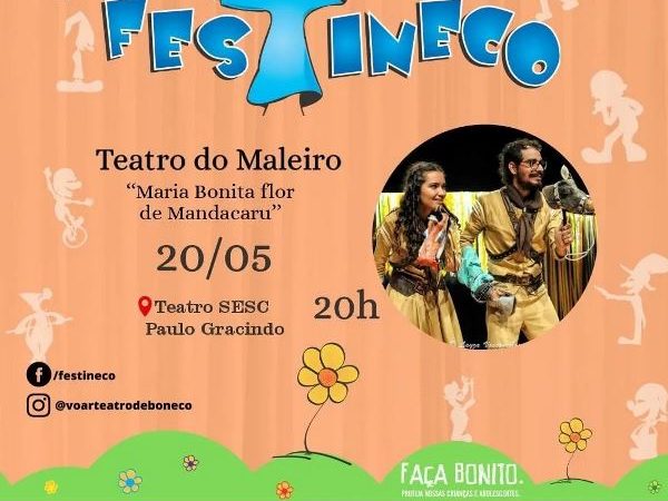 O Teatro do Maleiro é atração em Festival de Teatro de Bonecos no DF