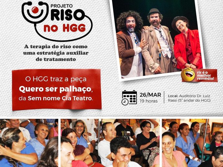 “Quero Ser um Palhaço” no Projeto Riso no HGG em Goiânia