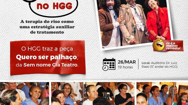 “Quero Ser um Palhaço” no Projeto Riso no HGG em Goiânia