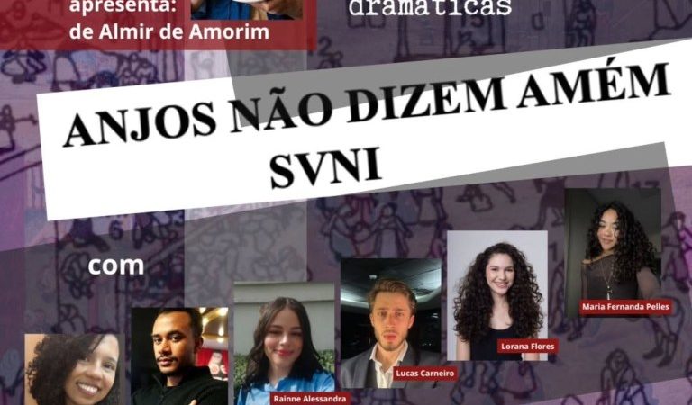 Leitura de “Anjos não dizem Amém” de Almir Amorim abre temporada 2026 do “Leituras Nem Tão Dramáticas”
