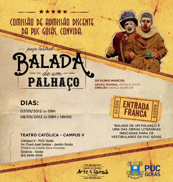 Balada de um Palhaço no Teatro da PUC
