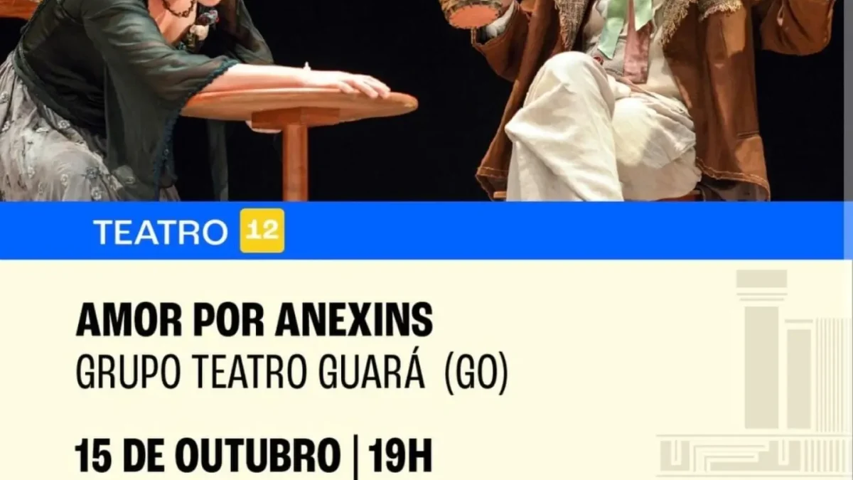 Comédia de Arthur Azevedo, “Amor por Anexins” chega ao Teatro Sesc Centro em 15 de outubro